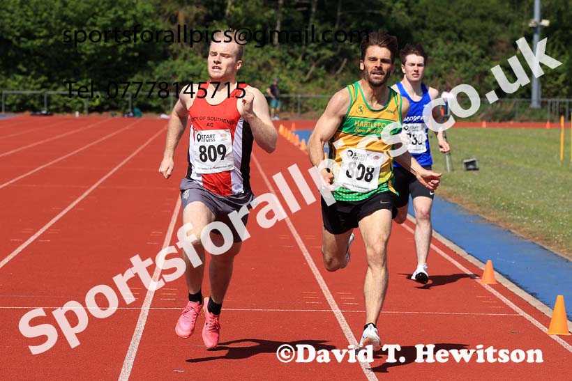 Senior mens 800 metres, 2025 North Eastern Track and Field Champs., Shildon, County Durham. Photo: David T. Hewitson/Sports for All Pics